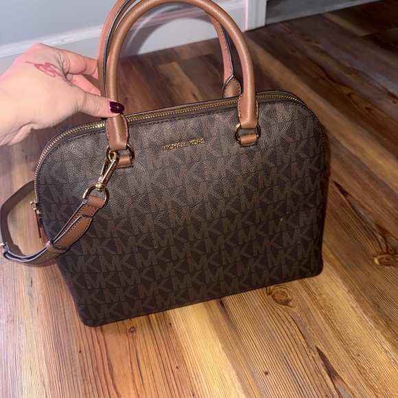 Michael Kors Handbags - Michael Kors Dark Brown Satchel